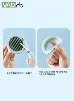 VAOdo 2PCS Deodorant Floor Drain Sealed TPR Soft Plug One-way Drainage Design Wear-resistant and Anti-corrosion Anti-blocking Bathroom Kitchen Filter  - Image 5