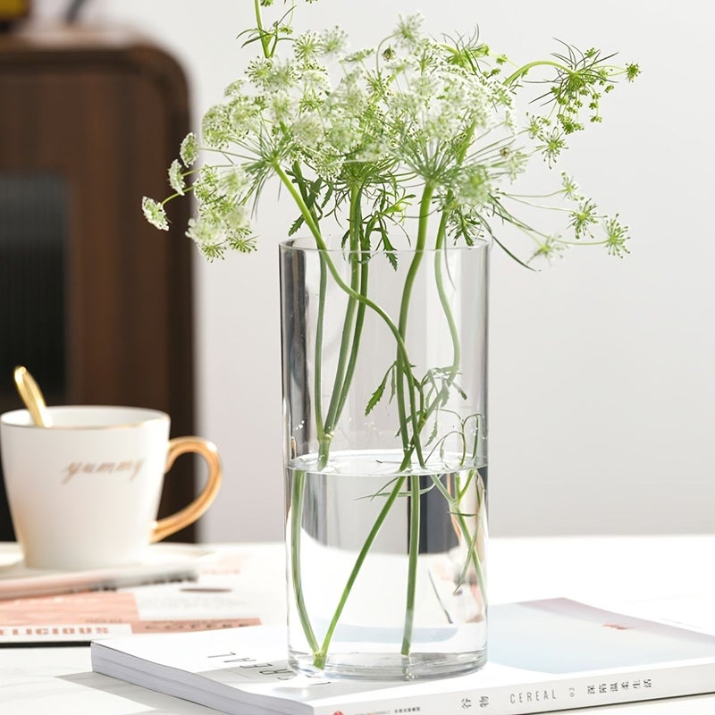 Clear Acrylic Pen Holder 3.35inch Desk Organizer Stationery Storage Cup - Image 4