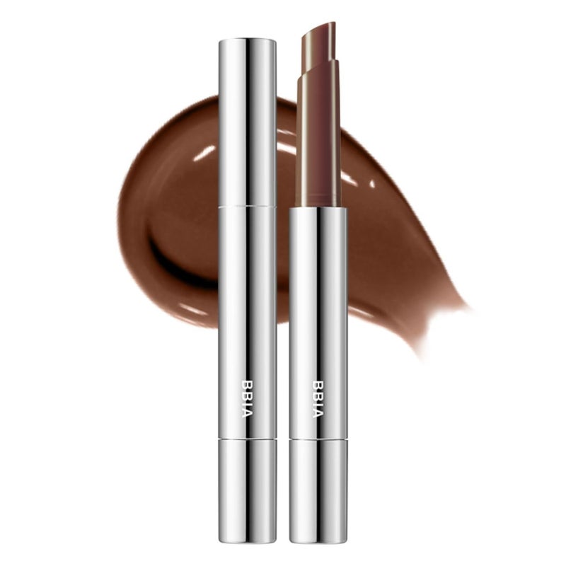 BBI@ BBIA BBIA Over Glaze Stick  Lip Plumping Gloss Melting Balm Lipstick Intensive Volume Up High Shine  Glossy Ultra Watery Moisturizing  Volumizing Glowy Texture Korean Lip Makeup 06 CHOCO GLAZE