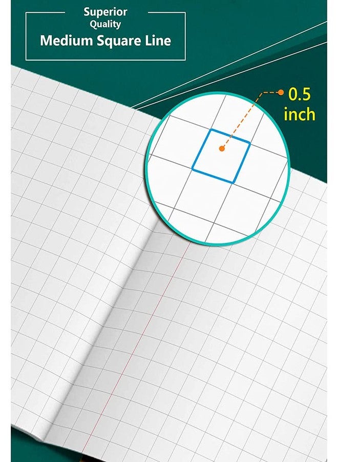 TARGET PUBLICATIONS Medium Square Maths Note Books for School Kids | 76 Pages 155 x 19 cm Hard Cover with Label | Maths Notebook with Fun Activity | Square Notebooks Set of 9 - Image 5