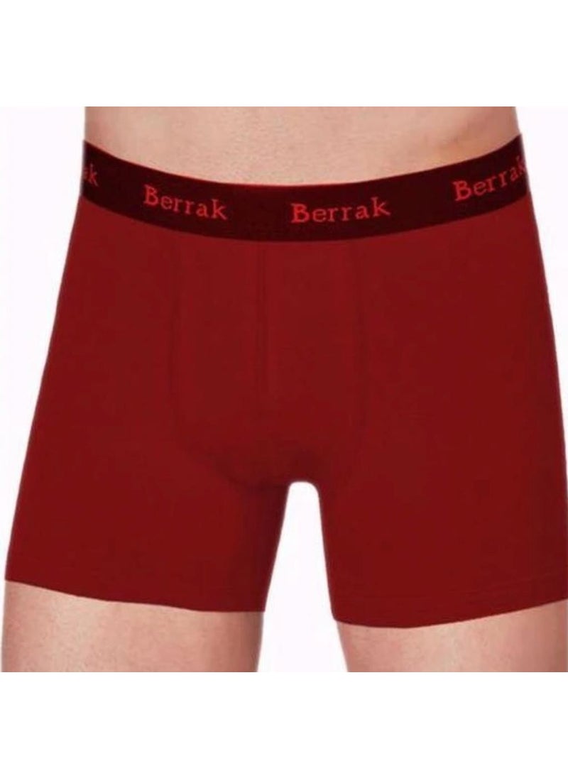 Berrak Men's 3" Claret Red Lycra Modal Boxer 4476 
