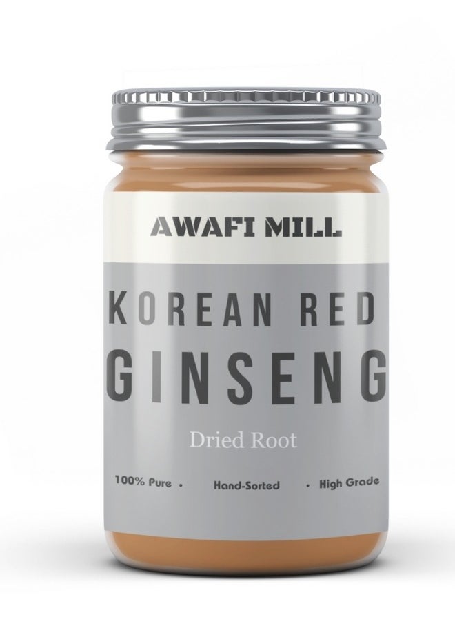 Awafi Mill - Korean Red Ginseng | 6 Year Old Whole Roots | Premium Grade Very Large and Sugar Free - Image 1