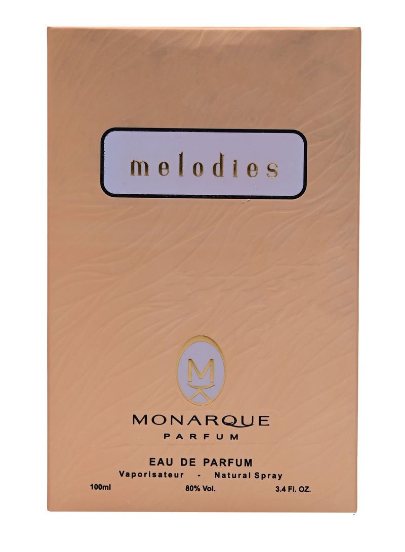 MONARQUE Melodies by Morarque Eau De Parfum 100ML - Image 3