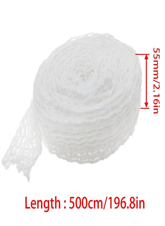 Dsjnf 5m Meat Mesh Rolls Size 18 Stretch Meat Net Multi-Purpose Cured Meat Net Beef Mesh Rolls for Meat Cooking and Meat Sausage Making 1PCS - Image 3