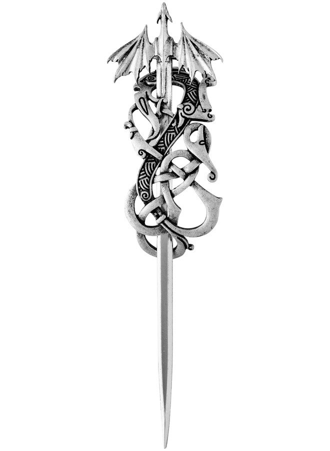 HAQUIL Dragon Wing Celtic Knot Hairpin, Viking Jewelry Clip Minimalist, Hair Accessories for Women - Image 1