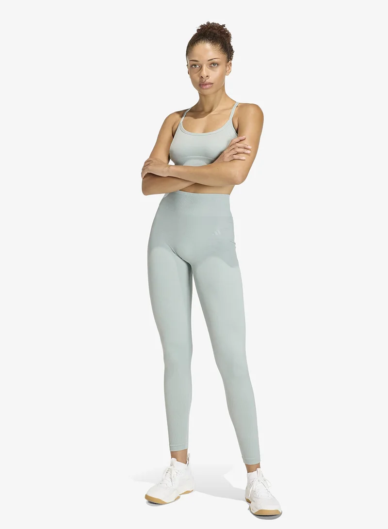 Adidas  Workout Essentials Full-Length Knit Leggings for Women | Best Price UAE