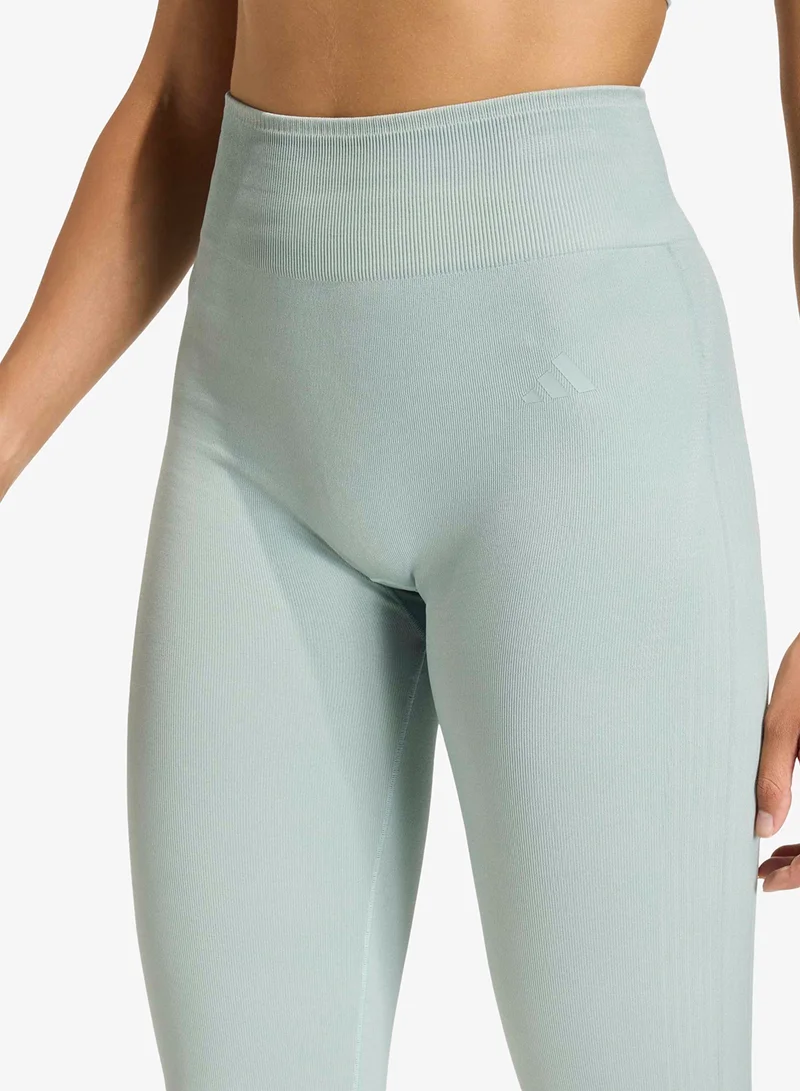 Adidas  Workout Essentials Full-Length Knit Leggings for Women | Best Price UAE