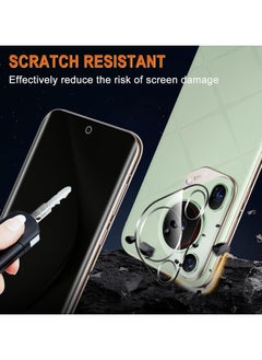 General Privacy Screen Protector Compatible with Huawei Pura 70 Ultra, [2+2 Pack] Tempered Glass Camera Lens Protector, TPU Soft Anti-Spy Protective Film for Huawei Pura 70 Ultra  - Image 4