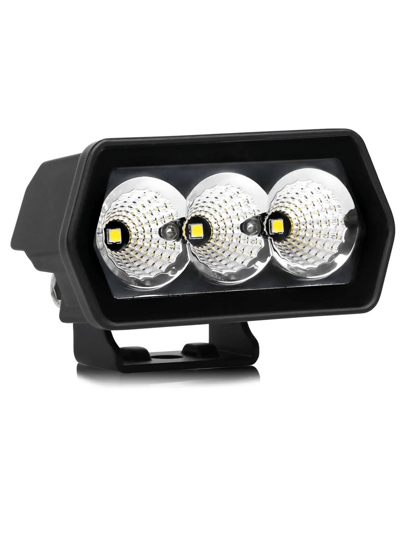 Toby's Toby's New 12V Auto Work Light Led Waterproof,4.5in 15W 3LED 5700K White Work Light IP68 Ultra Slim Lamp Bar Stripe for Offroad Ships 2 pieces  - Image 1
