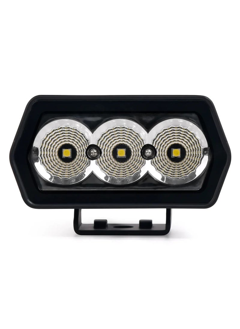 Toby's Toby's New 12V Auto Work Light Led Waterproof,4.5in 15W 3LED 5700K White Work Light IP68 Ultra Slim Lamp Bar Stripe for Offroad Ships 2 pieces  - Image 3
