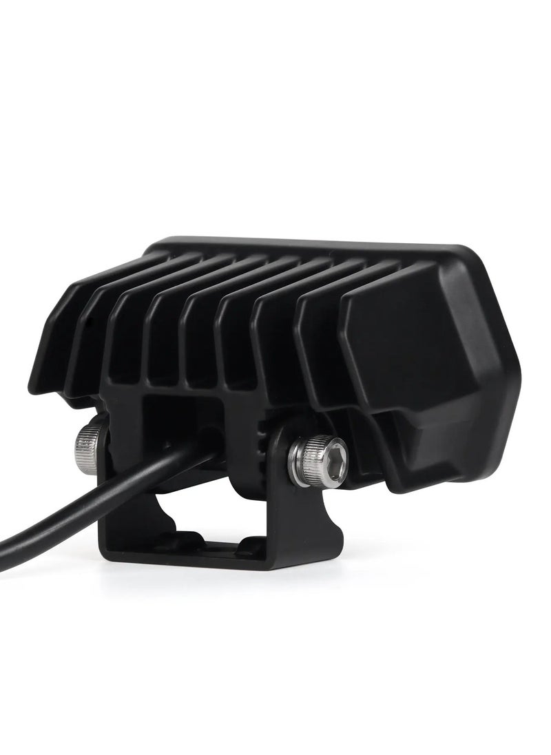 Toby's Toby's New 12V Auto Work Light Led Waterproof,4.5in 15W 3LED 5700K White Work Light IP68 Ultra Slim Lamp Bar Stripe for Offroad Ships 2 pieces  - Image 4