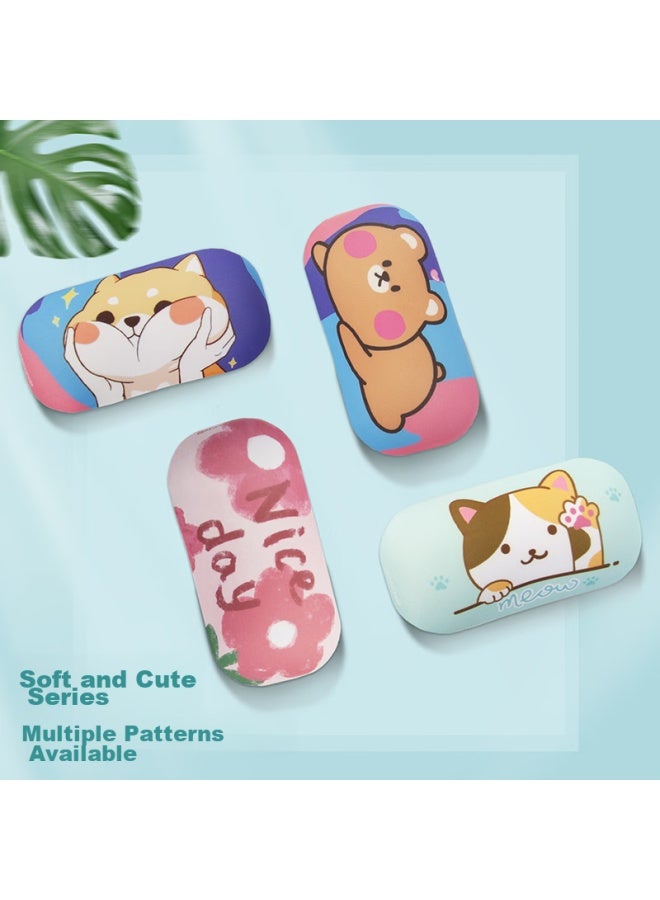 Exco Cute Anime Flower Field Mouse Pad Wrist Rest, Mouse Hand Support, Wrist Support, Silicone Hand Pad, Small Size, For Computer Office Keyboard Gaming, Hand Support Pillow 9492 - Image 4