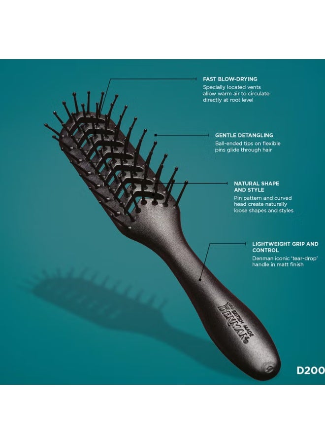 Denman D200 Skeleton Vented Styling Brush - Image 2