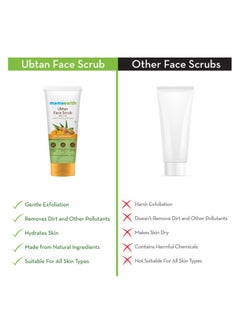 Mamaearth Mamaearth Ubtan Scrub For Face with Turmeric & Walnut for Tan Removal - 100g  - Image 4