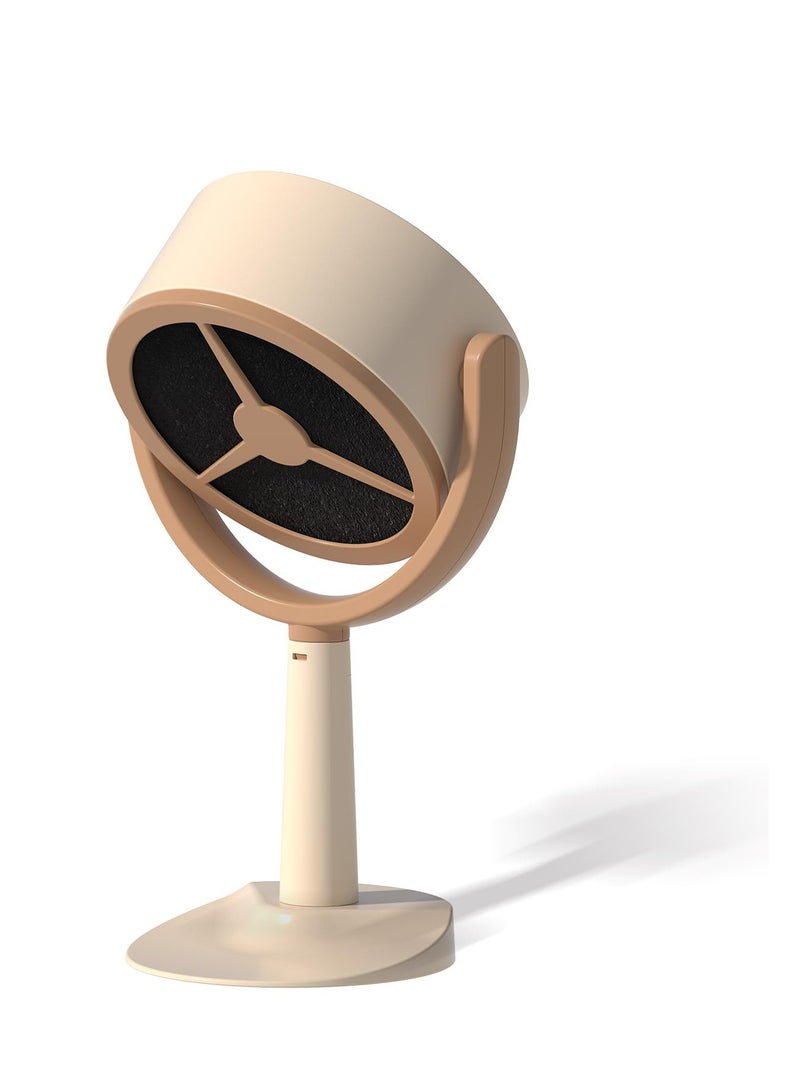 Barakah Desktop Extractor Hood, Mini Rechargeable Desktop Range Hood with 2 Speed Exhaust Fan, Low Noise Portable Cooker Hood with 2PCS filter cotton for Kitchen Exhaust Fan for BBQ, Hot Pot - Image 1