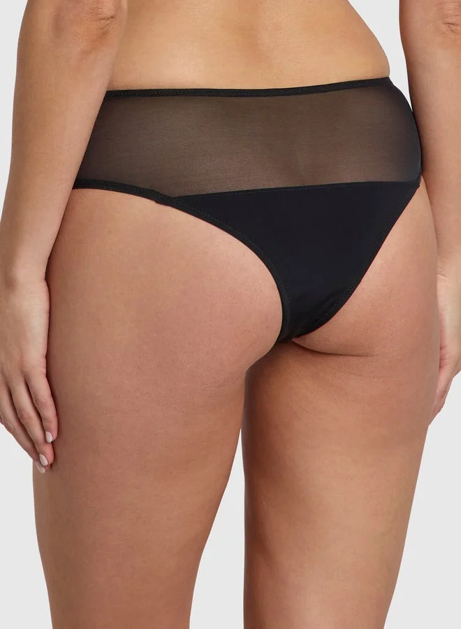 Heist Heist - Sheer - High-waist Thong