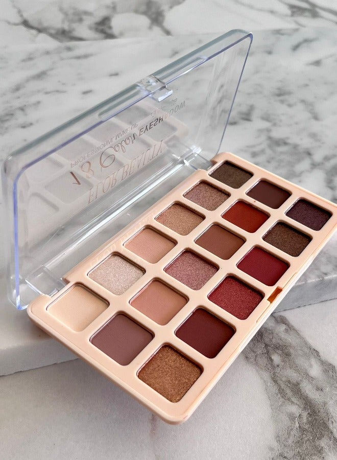 Generic Earthy eyeshadow palette, 10 colors 