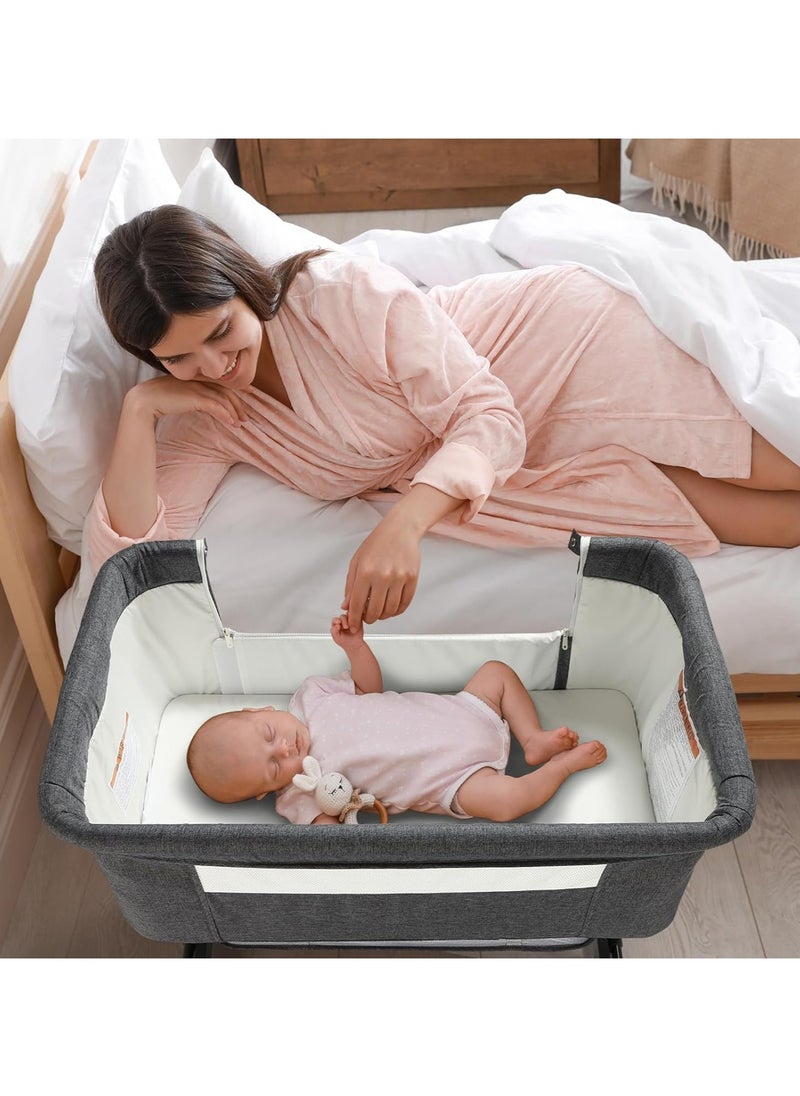 Apexll - Cozy, Safe, and Versatile Baby Bassinet – For Peaceful Sleep and Effortless Parenting - Image 1