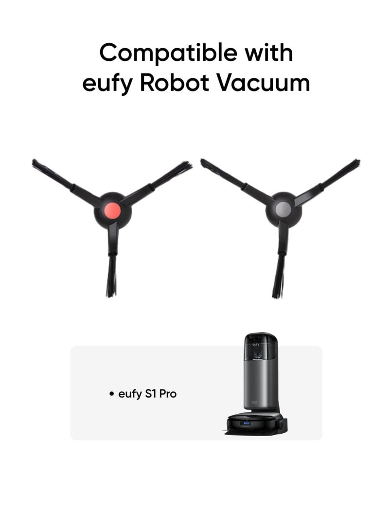 eufy Side Brush for Robot Vacuum Omni S1 Pro 38 W T29B8 Black - Image 2