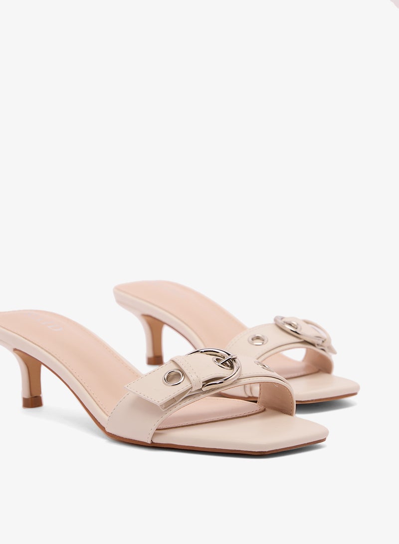 ريد صنادل أنيقة بكعب مفتوح من الأمام - Image 4