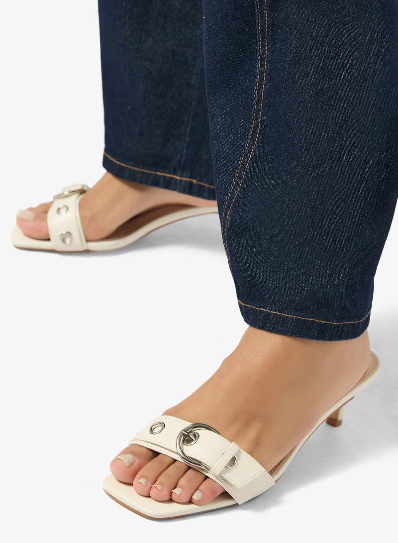RAID Elegant Open Toe Heeled Sandals
