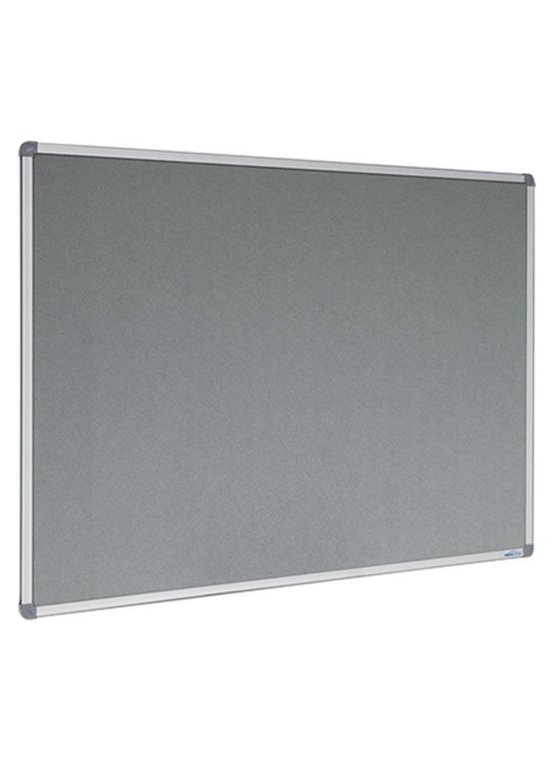 PARTNER 60X90cm Size Felt Bulletin Board Grey 
