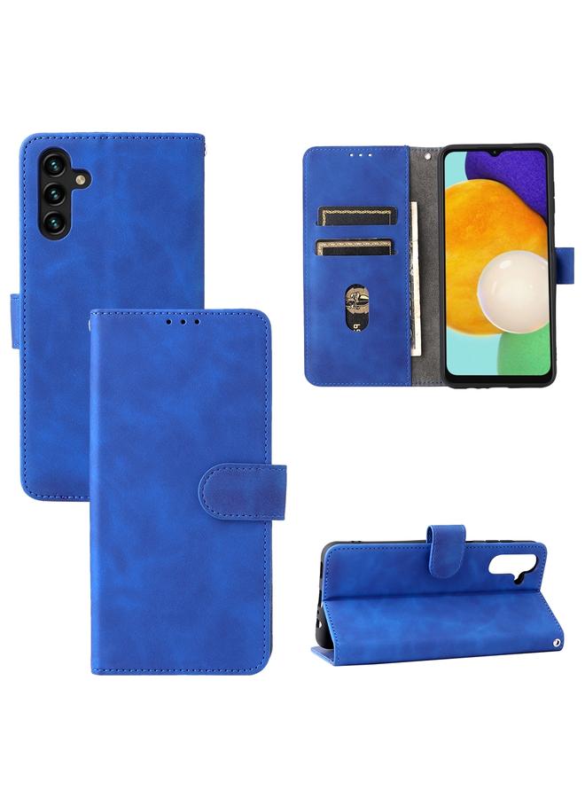 اس-توب جراب لهاتف Samsung Galaxy A13 5G بملمس جلدي وإبزيم مغناطيسي من جلد العجل وجلد البولي يوريثان - Image 1