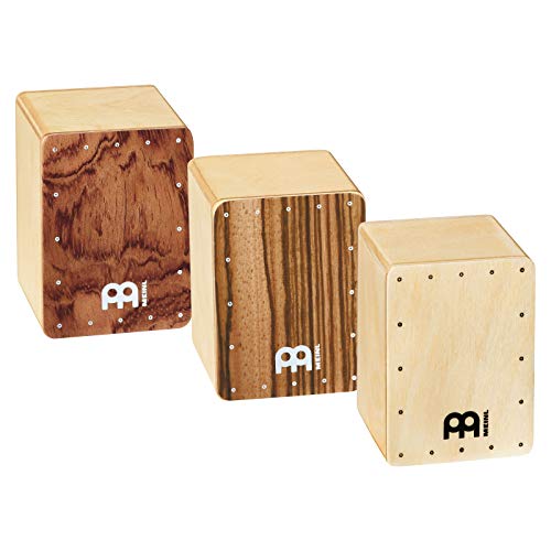 Meinl Percussion مجموعة ميينل بيركوشن ميني كاجون شيكر مصنوعة في أوروبا - هيكل من خشب البتولا البلطيقي، ضمان لمدة 2 سنة، 3 قطع مختلطة (SH50-SET) - Image 1