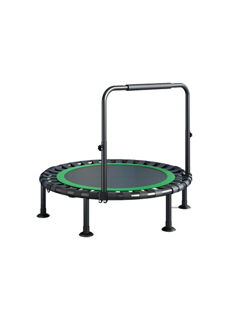 40 inches Fitness Trampoline with Bungees, Foldable Mini Trampoline