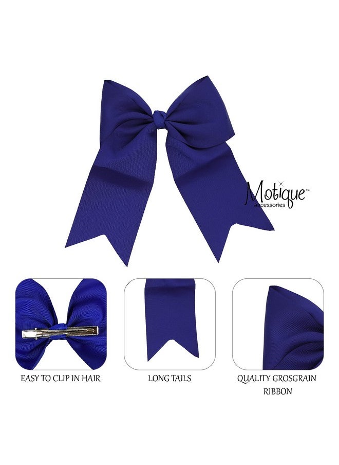Motique Accessories Royal Jumbo Bow Clip with Tails  - Image 3