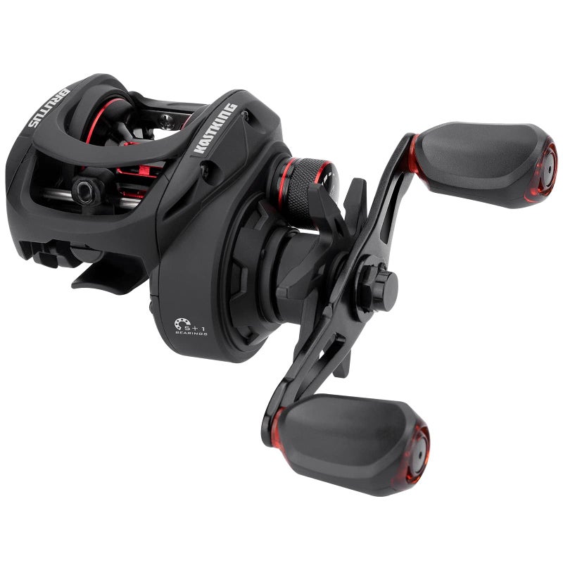 KastKing Brutus Baitcasting Fishing Reel Graphite Frame 721 Gear Ratio 51 Shielded StainlessSteel Ball Bearings10 Button Magnetic Braking System 176LB Carbon Fiber Drag Left Hand - Image 2