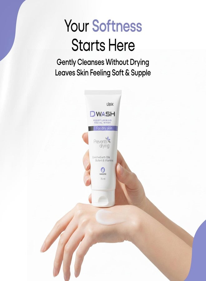 ETHIGLO Dwash Moisturising Facial Wash : Pack of 3 - Image 2
