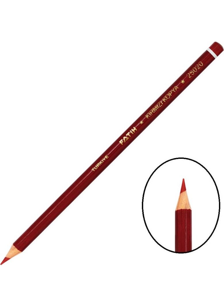 Fatih Red Pen Copy 1 Piece Red Lead Cap Pen 1 Piece  - Image 1