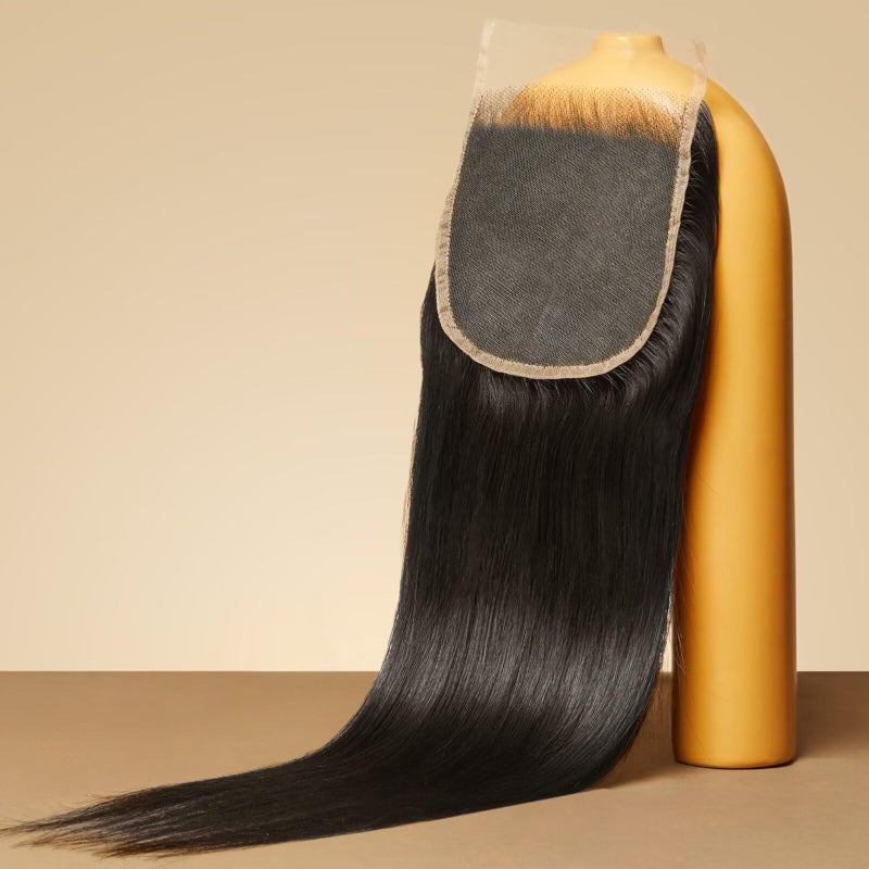 Triippy Raw Hair 5x5 HD Lace Closure Straight More Less Shedding than Regular Virgin Hair 010mm UltraThin 5x5 Swiss Real HD Lace with 100 Raw Cambodian Human Hair 20 Inches