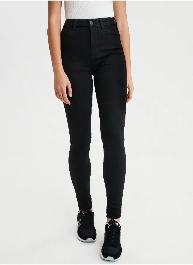 امريكان ايجل AE Ne(x)t Level Curvy High-Waisted Jegging
