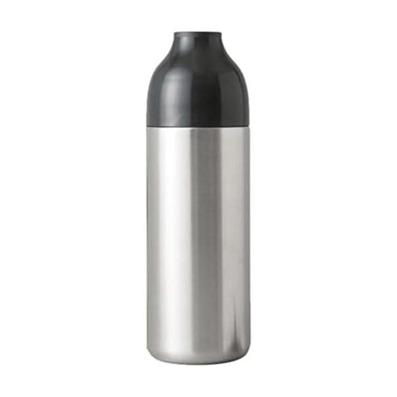 Rabbit Double Walled Twist-to-Lock Stainless Steel Cocktail Shaker and Strainer (Black) - Image 1
