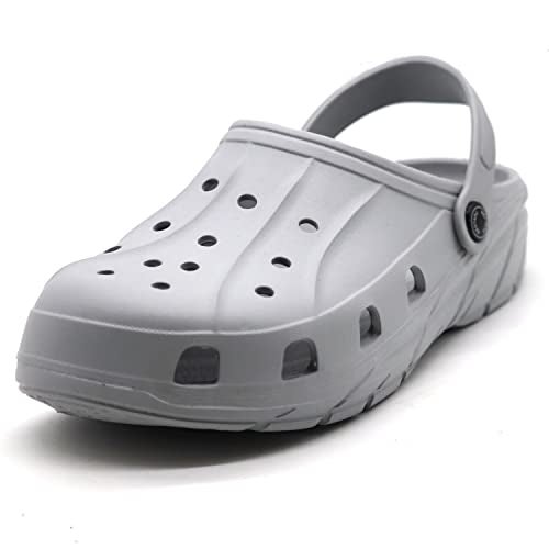 Red Tape Men's Light Grey Clogs - 6 UK - Image 1