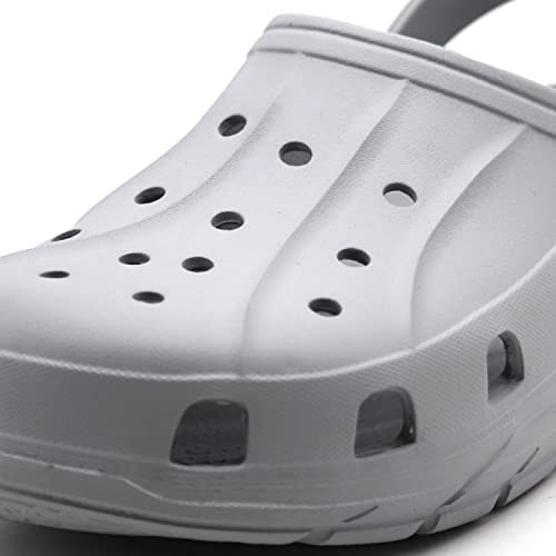 Red Tape Men's Light Grey Clogs - 6 UK - Image 3