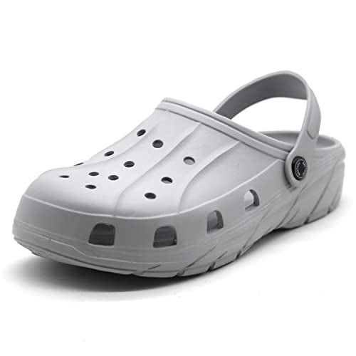 Red Tape Men's Light Grey Clogs - 6 UK - Image 2