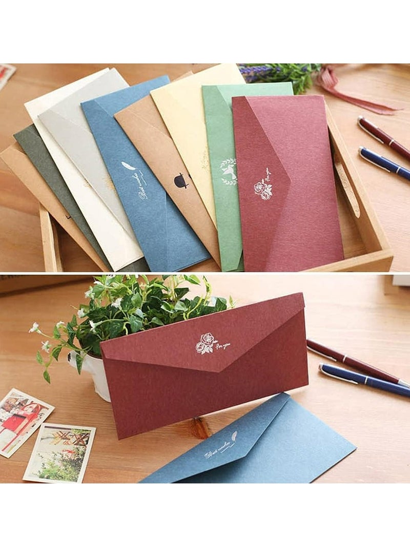 أوزيغالور 10 قطعة من المغلفات الورقية القديمة المغلفات الدعوة لدعوة الخريجين والزفاف والهدايا والبطاقات الترحيبية - Image 4