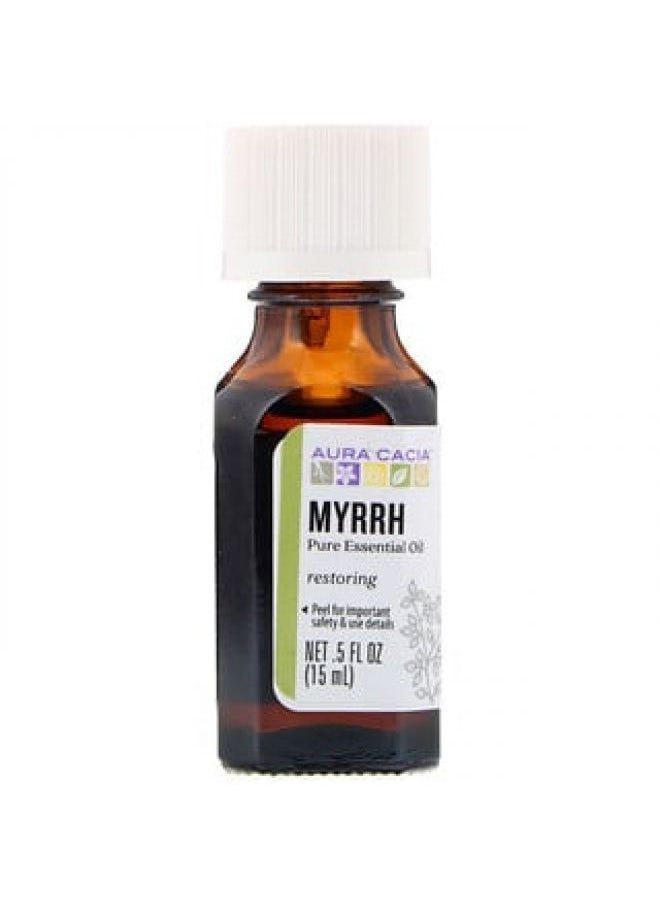 Aura Cacia Aura Cacia Pure Essential Oil Myrrh 0.5 fl oz 15 ml 