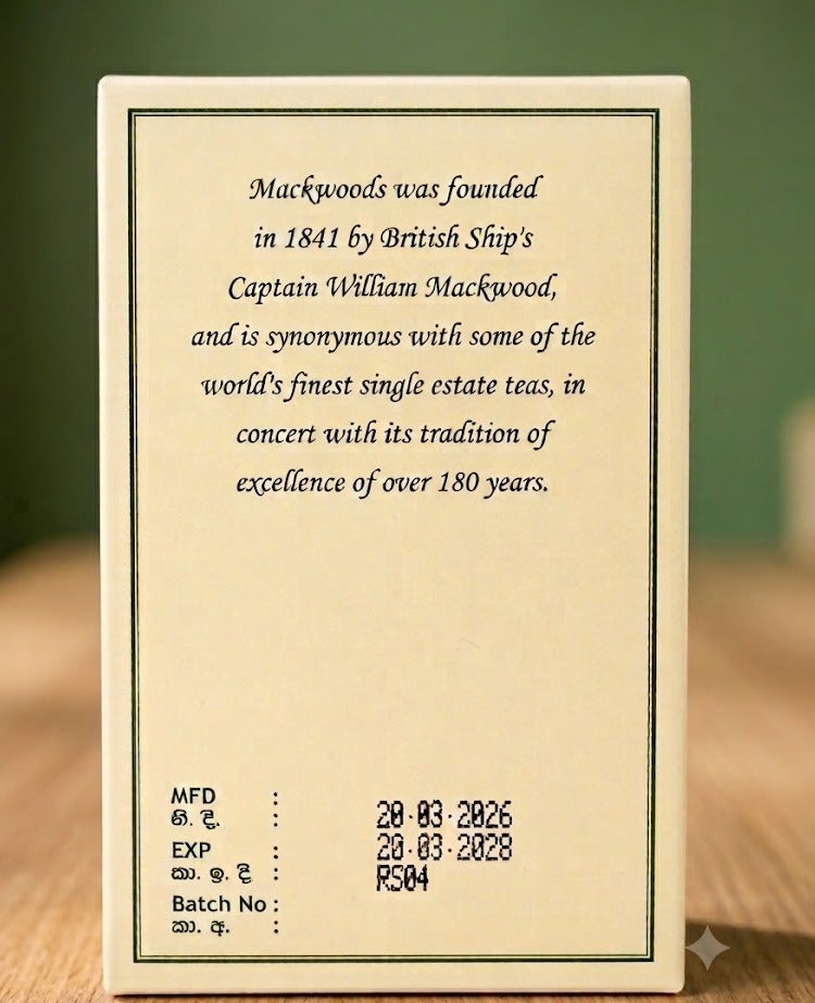 MACKWOODS TEA HIBISCUS HERBAL INFUSION IN 25 ENVELOPED TEA BAGS - 37.5g - Image 4