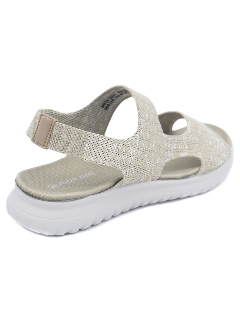 Mon Ami - Monami Flat Sandals for Women | Premium Quality, Anti-Bacterial Stylish Shoes, Soft Bottom, Fashion Women Sandals for Ladies | Lightweight Girls Sport Comfy Shoes - Image 1