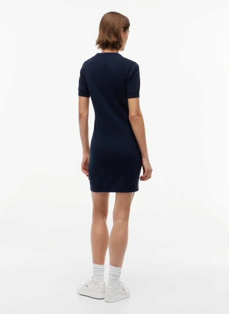 تومي جينز Tommy Flag Slim Mini Jumper Dress