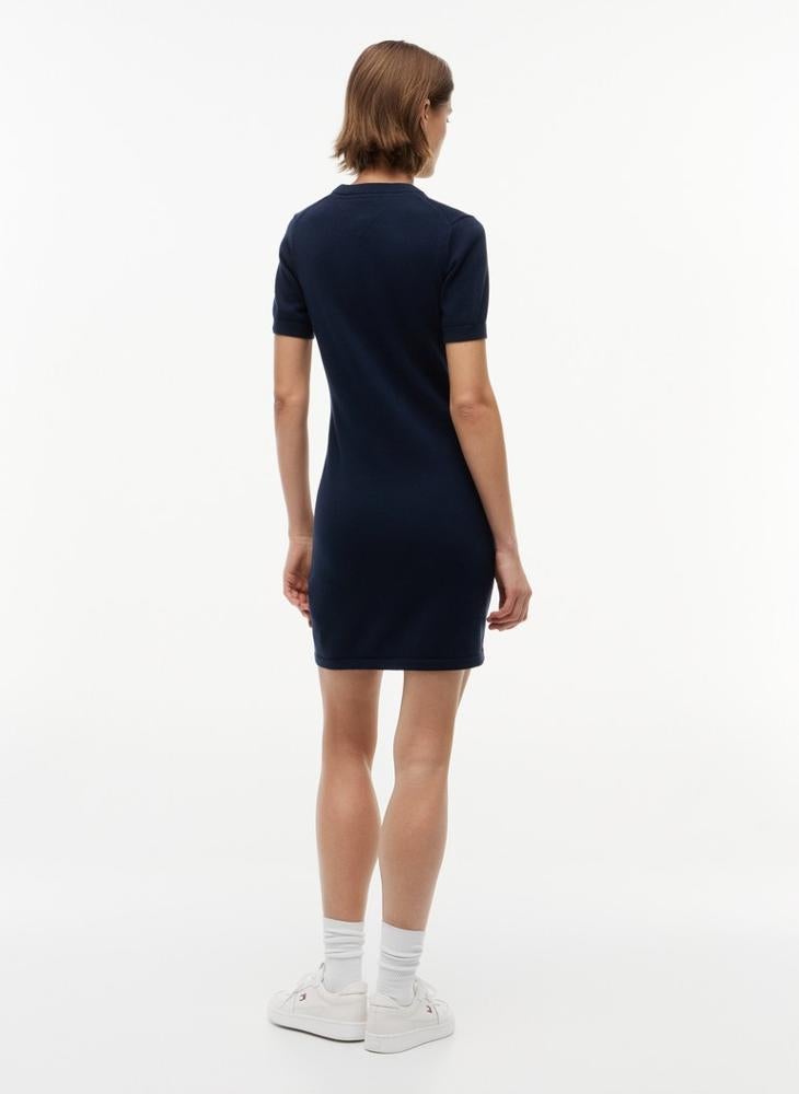 TOMMY JEANS Tommy Flag Slim Mini Jumper Dress - Image 2