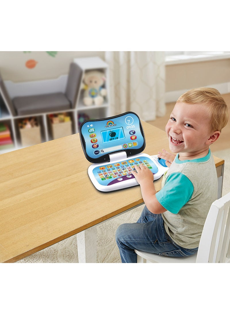 VTech Toddler Tech Laptop, Interactive Educational Computer Toy, 20 Games for Pre-School Children, Learn Alphabet, Letters, Shapes, Numbers, Music & French, Kids Age 2, 3, 4 + Years, English Version - Image 2