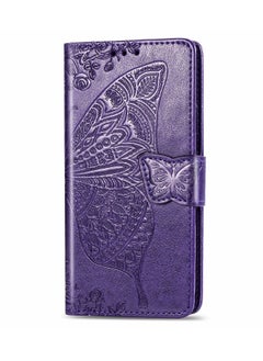 Generic Protective Case Cover For Xiaomi Mi CC9 Pro Butterfly Love Flower Embossed Horizontal Flip Leather Case with Bracket Lanyard Card Slot Wallet  - Image 1