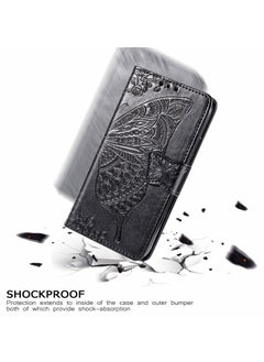 Generic Protective Case Cover For Xiaomi Mi CC9 Pro Butterfly Love Flower Embossed Horizontal Flip Leather Case with Bracket Lanyard Card Slot Wallet  - Image 4