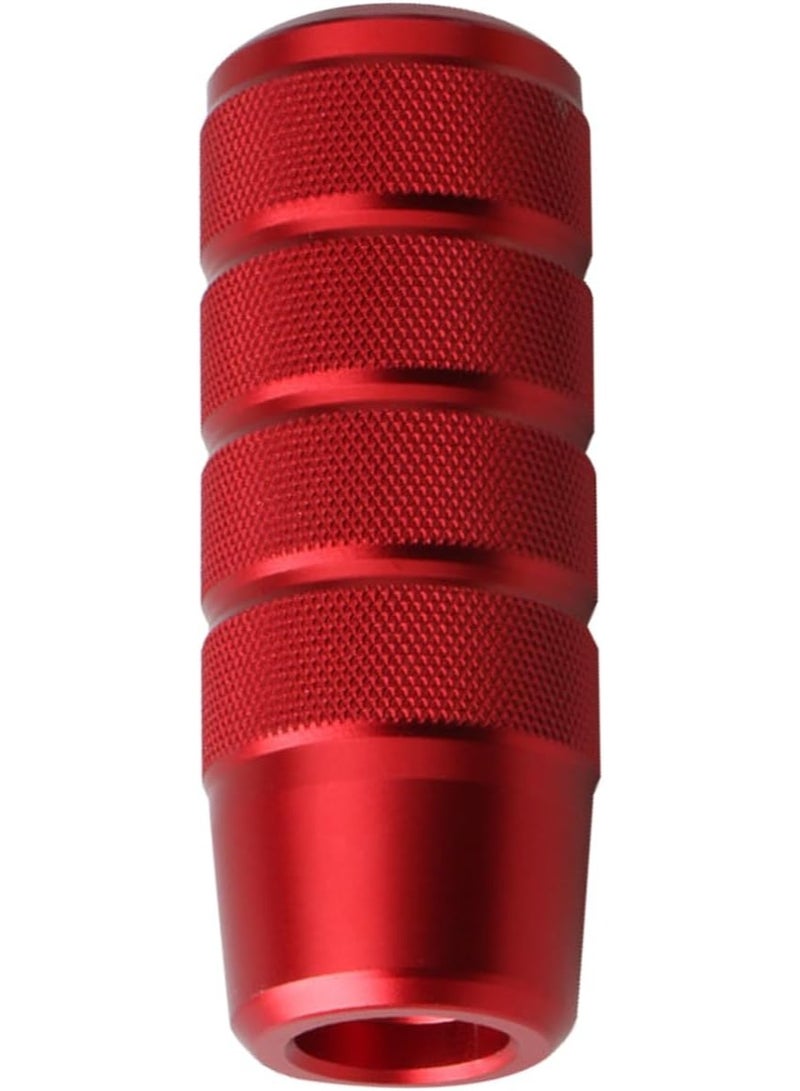 95mm/3.74" Car Shifter Knob, Aluminum Weighted Automotive Gear Shift Manual knobs Lever with 3 Threaded Adapters M8 M10 M12 x 1.25, Universal for Manual Transmission Vehicle（Red） - Image 5