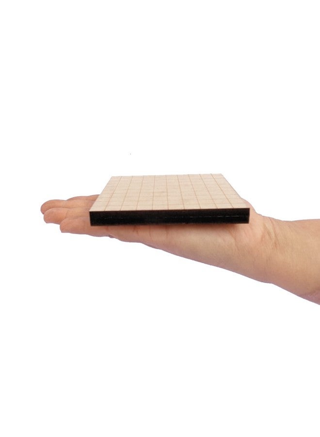 StepsToDo Base Ten Blocks Kit with Place Value Mats and Instruction Manual. Math Manipulative for Kids.Teach Number Concepts and Place Value (Only 10 Flats of Hundred) - Image 1